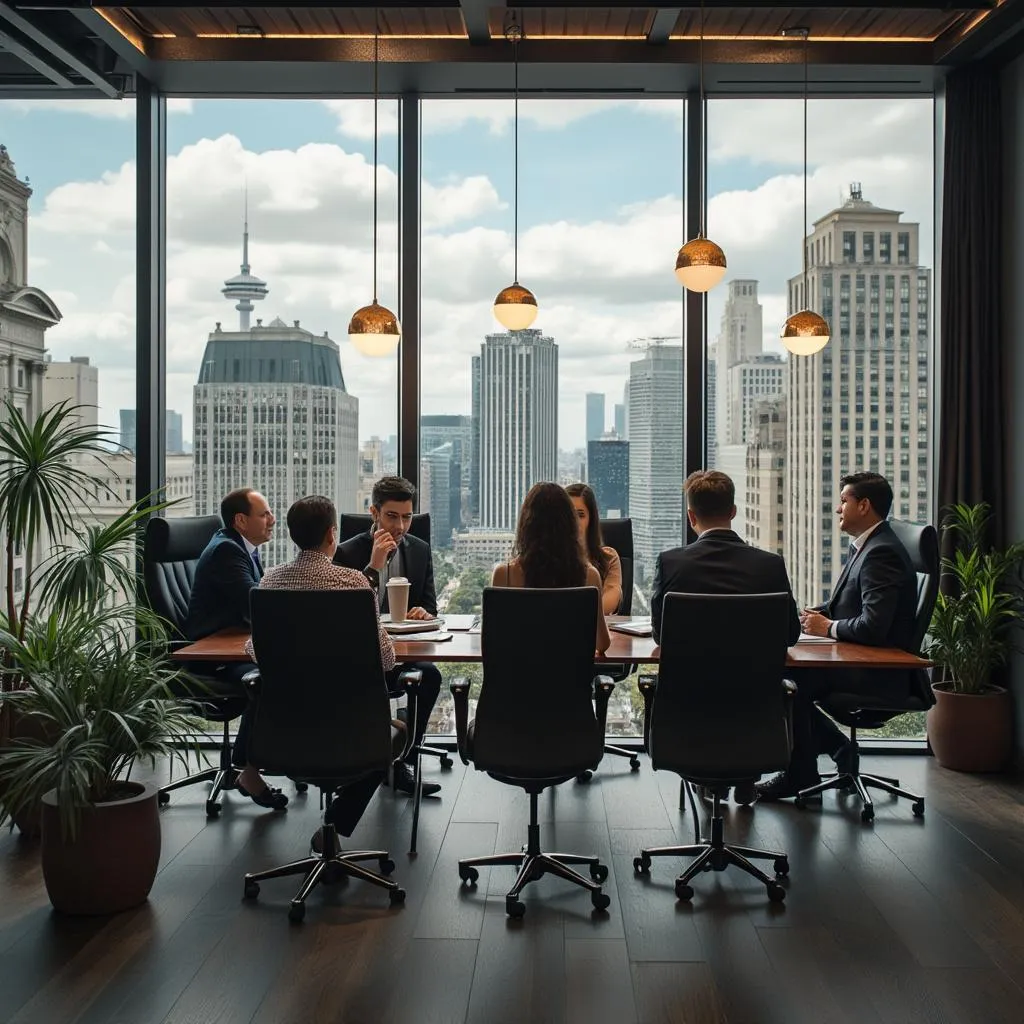 Equipo de ConsultArg en oficina moderna